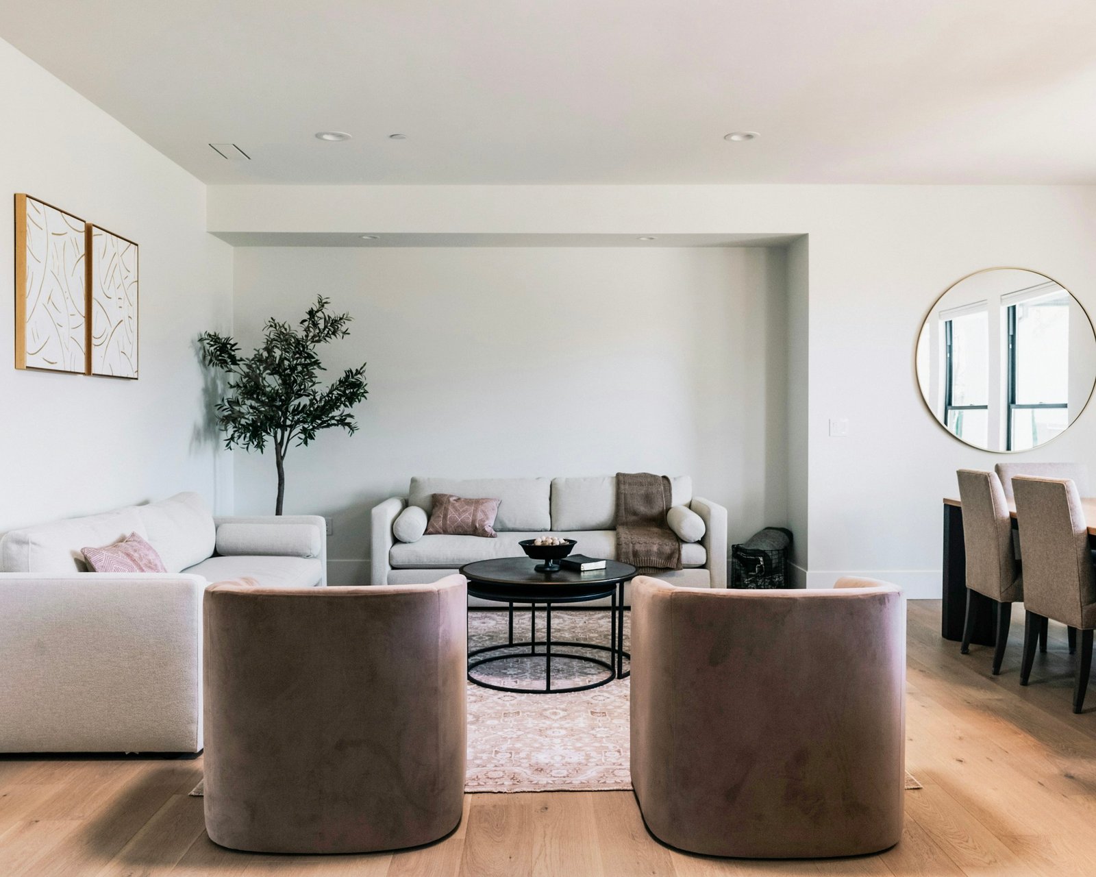 Interior inspiration: warm timber, soft seating and a naturally lit living space