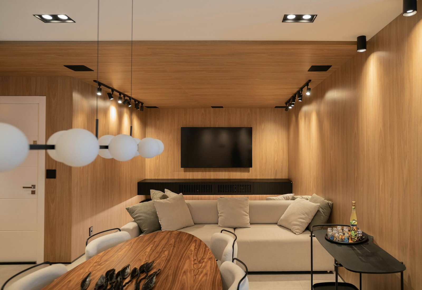 Interior reference featuring expressive timber, neutral furniture and daylight